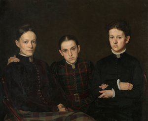 Porträt von Cornelia, Clara und Johanna Veth von Jan Veth