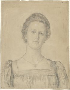 Porträt von Emilie van Kerckhoff von Jan Veth