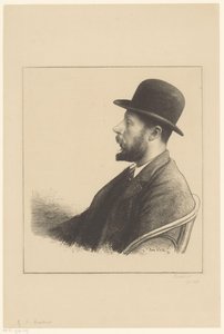 Porträt von George Hendrik Breitner von Jan Veth