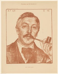 Porträt von Jac van Looij von Jan Veth