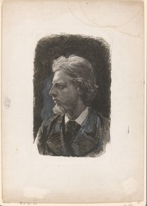 Porträt von Jacques Perk von Jan Veth
