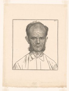 Porträt von Louw dem Gärtner von Jan Veth
