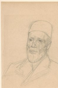 Porträt von Willem Nicolaas Dinger (?) von Jan Veth