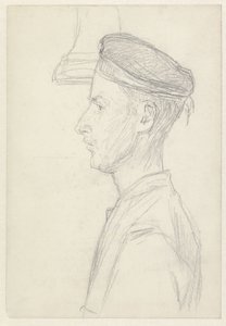 Ruderer an Bord der J.P. Coen von Jan Veth