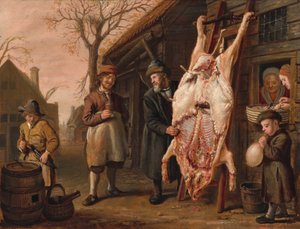 Das geschlachtete Schwein