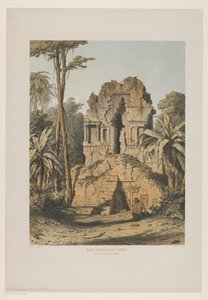 Ruine eines Tempels bei Bangil von Jan Weissenbruch
