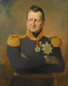 Porträt von Baron David Hendrik Chassé, Generalleutnant von Jan Willem Pieneman