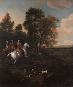 Hasenjagd von Jan Wyck