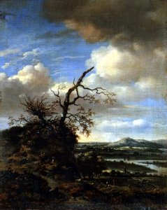 Weitläufige Flusslandschaft ca. 1665/1670 von Jan Wiynants