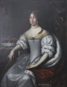 Porträt von Dorothea von Brandenburg, geborene von Schleswig-Holstein-Sonderburg-Glücksburg (1636–1689) von Jan de Baen