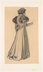 Stehende Frau von Jan de Waardt