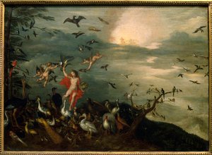 Luft. Allegorie der Naturelemente von Jan the Elder Brueghel