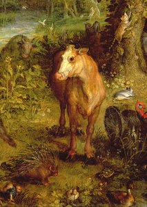 Erde oder das irdische Paradies (Detail) von Jan the Elder Brueghel