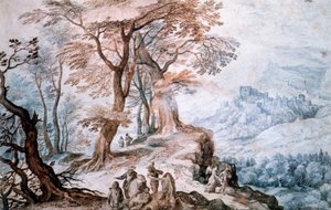 Durchgang durch die Landschaft, ca. 1588-1625