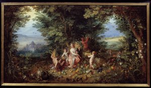 Die vier Elemente: Die Erde von Jan the Elder Brueghel
