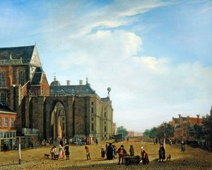 Eine Ansicht von Amsterdam von Jan the Elder Ekels