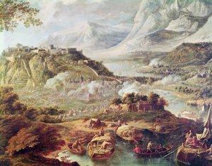 Angriff auf eine Festung von Jan the Elder Griffier