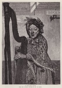 Ein gefallener Stern (Lithografie) von Jan van Beers