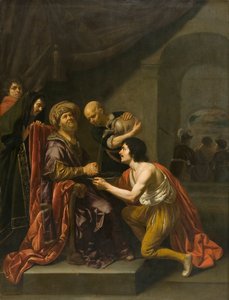 Pilatus wäscht seine Hände von Jan van Bijlert