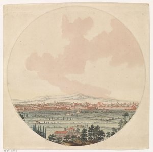 Ansicht der Stadt Rom und der umliegenden Landschaft von Jan van Call (I) (possibly)
