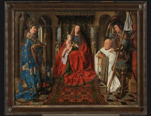 Madonna mit Kanonikus Joris van der Paele von Jan van Eyck