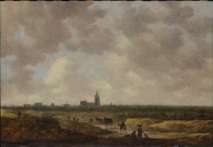 Ansicht von Den Haag aus Nordwesten von Jan van Goyen