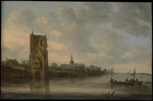 Das Pelkus-Tor bei Utrecht von Jan van Goyen