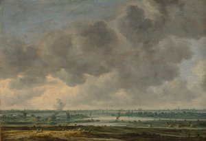 Ansicht von Haarlem und dem Haarlemmer Meer, 1646 von Jan van Goyen