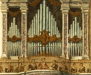 Orgel (Detail) von Jan van Grevenbroeck