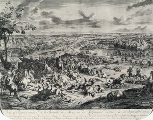 Die Schlacht bei Malplaquet am 11. September 1709