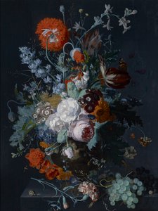 Stillleben mit Blumen und Früchten, ca. 1715