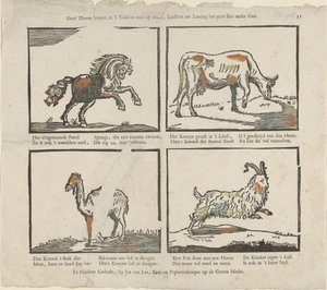 Diese Tiere laufen auf dem Feld und nicht auf der Straße, lesen Sie zur Belehrung, was hier unten steht von Jan van Lee