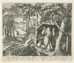 Hl. Arnulphus von Metz als Einsiedler von Jan van Londerseel