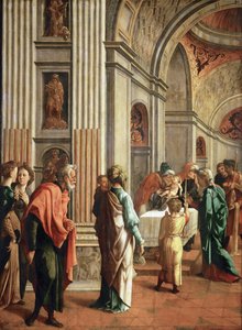 Die Darstellung im Tempel von Jan van Scorel