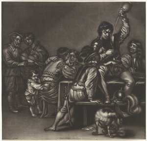 Fröhliche Gesellschaft von Jan van Somer