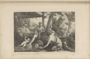 Adam und Eva nach der Vertreibung aus dem Paradies