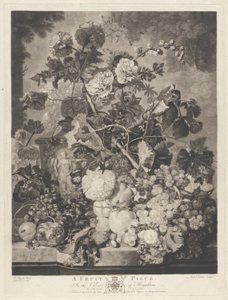 Ein Fruchtstück, graviert von Richard Earlom, 1781
