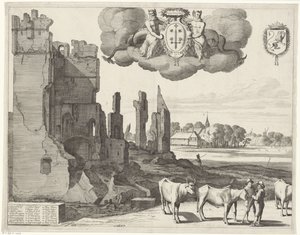 Ansicht von Haarlem (linkes Blatt) von Jan van de Velde (II)