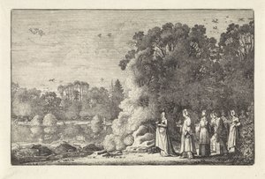 Landschaft mit Merkur und Herse von Jan van de Velde (II)