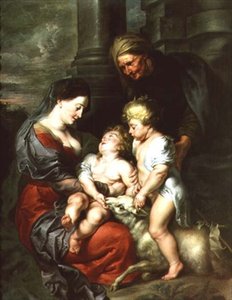 Madonna mit Kind, der Hl. Elisabeth und dem kleinen Hl. Johannes dem Täufer