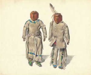 Cree-Indianerpuppen
