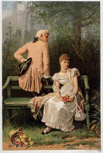 Szene der Vorwürfe zwischen Liebenden