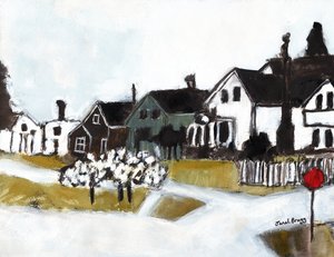 Häuser in der 7th Street, ca. 2020 von Janel Bragg