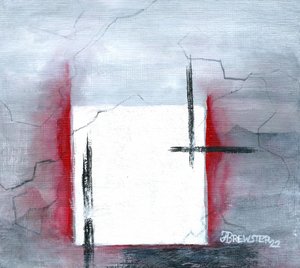 Kräftiges Rotes Quadrat