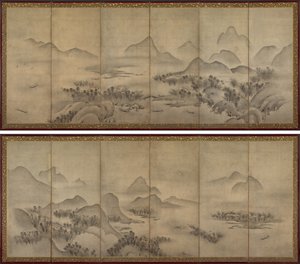 Mondscheinlandschaft von Japan, Muromachi period