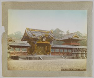 Tempel im Shiba-Park, Tokio, Japan von Japanese Photographer