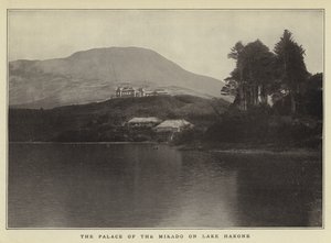 Der Palast des Mikado am Hakone-See