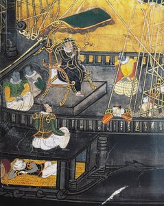 Ankunft der Portugiesen in Japan, Bildschirm, Namban-Kunst