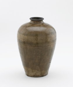 Flasche, Seto, Aichi-Präfektur, Muromachi-Zeit, frühes 15. Jahrhundert von Japanese School