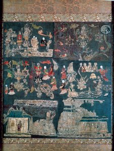 Buddhistisches Paradies, Geschichte des Chan-Mystikers, Chuguji-Tempel, Nara, Asuka-Periode, japanische Zivilisation
